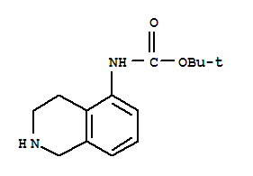 Structure of (1,2,3,4-TETRAHYDRO-ISOQUINOLIN-5-YL)-CARBAMIC ACID TERT-BUTYL ESTER