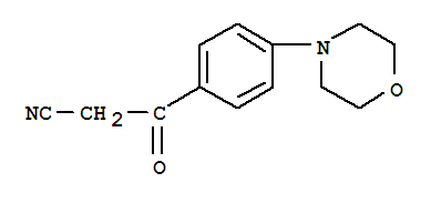 3-(4-MORPHOLIN-4-YL-PHENYL)-3-OXO-PROPIONITRILE结构式