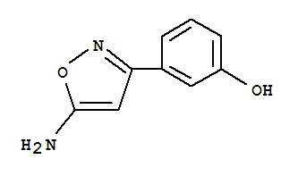 Structure of 3-(5-AMINO-ISOXAZOL-3-YL)-PHENOL