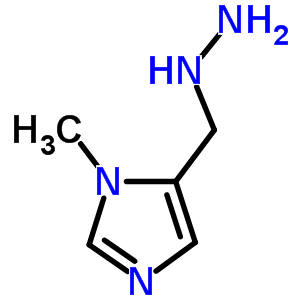 Structure of (3-METHYL-3H-IMDAZOL-4-YLMETHYL)-HYDRAZINE