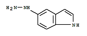 1H-Indole, 5-hydrazinyl-结构式