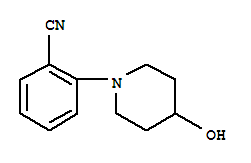 2-(4-HYDROXY-PIPERIDIN-1-YL)-BENZONITRILE结构式