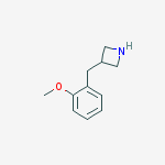 3-[(2-Methoxyphenyl)methyl]azetidine结构式