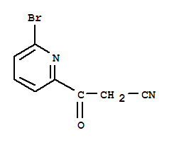 3-(6-BROMO-PYRIDIN-2-YL)-3-OXO-PROPIONITRILE结构式