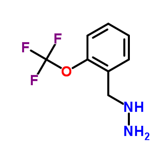 2-TRIFLUOROMETHOXY-BENZYL-HYDRAZINE结构式