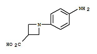 Structure of 1-(4-AMINO-PHENYL)-AZETIDINE-3-CARBOXYLIC ACID