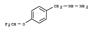 Structure of [4-(DIFLUOROMETHOXY)BENZYL]HYDRAZINE HYDROCHLORIDE