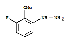 Structure of 3-FLUORO-2-METHOXY-PHENYL-HYDRAZINE