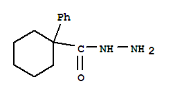 Chemical structure of 1-PHENYLCYCLOHEXANECARBOHYDRAZIDE