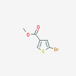 Structure of 3-Thiophenecarboxylic acid, 5-bromo-, methyl ester