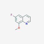 Structure of 6-Fluoro-8-methoxyquinoline