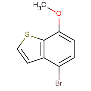 Benzo[b]thiophene, 4-bromo-7-methoxy-结构式