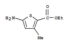 Structure of 5-AMINO-3-METHYL-2-THIOPHENECARBOXYLIC ACID ETHYL ESTER