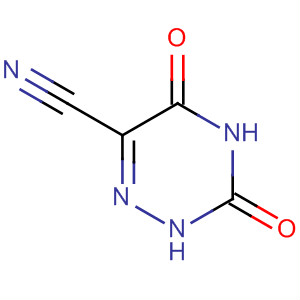 Structure of 1,2,4-Triazine-6-carbonitrile, 2,3,4,5-tetrahydro-3,5-dioxo-