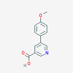 5-(4-METHOXYPHENYL)-NICOTINIC ACID结构式