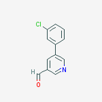 Structure of 5-(3-CHLOROPHENYL)NICOTINALDEHYDE