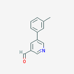 5-m-tolylpyridine-3-carbaldehyde结构式