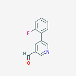 Structure of 5-(2-FLUOROPHENYL)NICOTINALDEHYDE