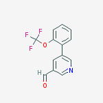 Structure of 5-[2-(TrifluoroMethoxy)phenyl]-3-pyridinecarbaldehyde