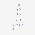 Structure of (5-(4-chlorophenyl)pyridin-3-yl)methanol