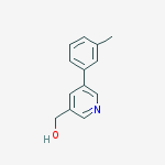 Structure of (5-m-tolylpyridin-3-yl)methanol
