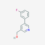 Structure of (5-(3-fluorophenyl)pyridin-3-yl)methanol