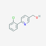 Structure of [6-(2-CHLOROPHENYL)PYRIDIN-3-YL]METHANOL