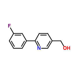 Structure of [6-(3-fluorophenyl)-3-pyridyl]methanol
