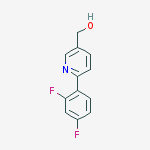 Structure of [6-(2,4-DIFLUOROPHENYL)PYRIDIN-3-YL]METHANOL
