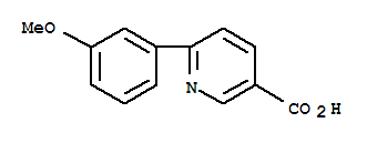 Structure of 6-(3-Methoxyphenyl)-nicotinic acid