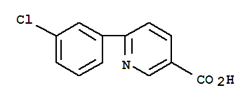 Structure of 6-(3-Chlorophenyl)-nicotinic acid
