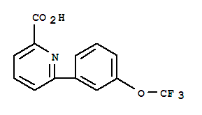 Structure of 6-(3-Trifluoromethoxyphenyl)-picolinic acid
