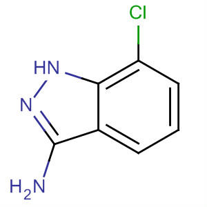 1H-Indazol-3-amine, 7-chloro-结构式