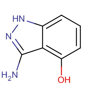 Structure of 1H-Indazol-4-ol, 3-amino-