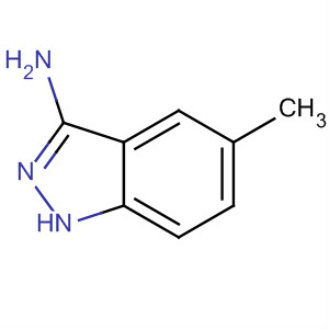 Structure of 1H-Indazol-3-amine, 5-methyl-