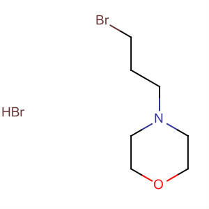 Structure of Morpholine, 4-(3-bromopropyl)-, hydrobromide