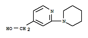 Structure of (2-PIPERIDINOPYRID-4-YL)METHANOL