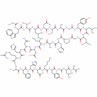 Structure of GALANIN, PORCINE