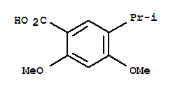 Structure of 2,4-Dimethoxy-5-isopropylbenzoicacid