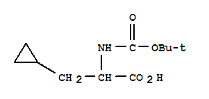 Structure of N-BOC-CYCLOPROPYL-DL-ALANINE