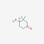 Chemical structure of 4-hydroxy-3,3-diMethylcyclohexanone