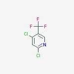 Structure of 2,4-Dichloro-5-(trifluoromethyl)pyridine