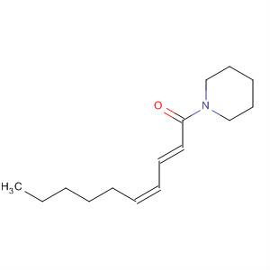 Structure of Piperidine, 1-(1-oxo-2,4-decadienyl)-, (E,Z)-