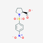 Structure of 1-[(4-NITROPHENYL)SULFONYL]PYRROLIDINE-2-CARBOXYLIC ACID