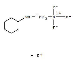 Structure of Potassium N-cyclohexyl-aminomethyltrifluoroborate