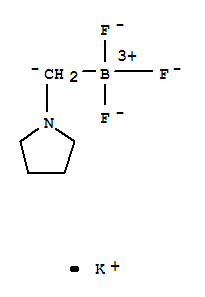 Structure of Potassium trifluoro[(pyrrolidin-1-yl)methyl]borate