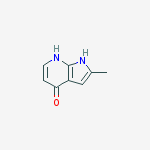 Structure of 2-METHYL-1H-PYRROLO[2,3-B]PYRIDIN-4-OL