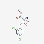 Structure of Ethyl 5-(2,4-dichlorobenzyl)oxazole-4-carboxylate
