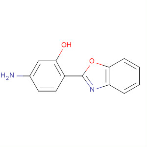 Structure of Phenol, 5-amino-2-(2-benzoxazolyl)-