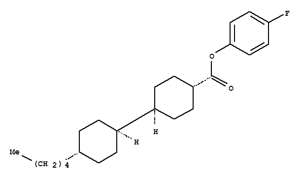 Structure of TRANS,TRANS-4-FLUOROPHENYL 4-PENTYLBICYCLOHEXYL-4-CARBOXYLATE